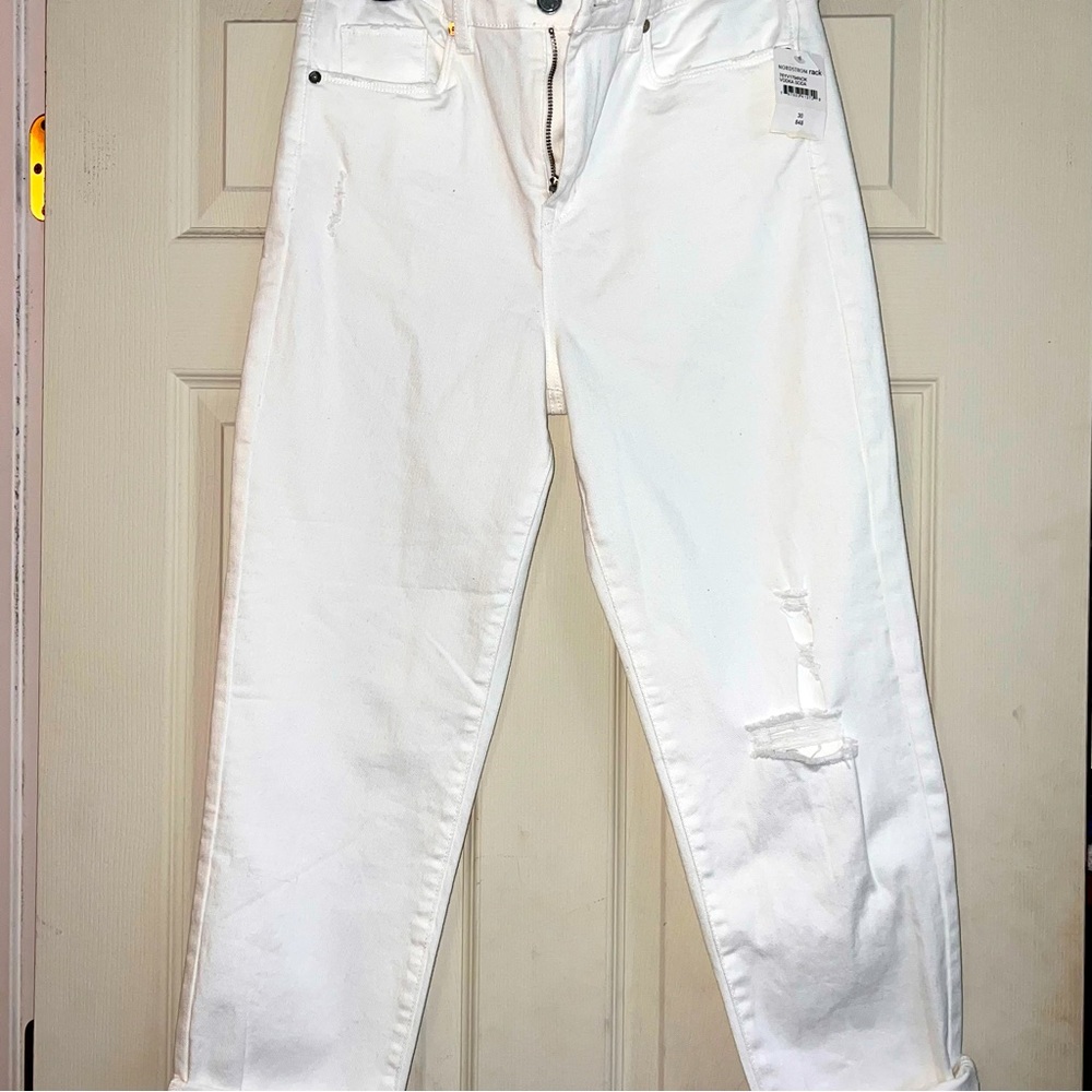 BlankNYC cream jeans